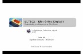 ELT502 – Eletrônica Digital Ielt2014.com.br/materiais/2-2015/ELT502-17/Aulas/Aula 04 (Algebra... · Álgebra booleana | Operações booleanas Exercícios Ex1 Por meio de cada um