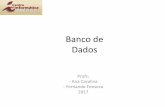 Banco de Dadosin940/LindedData_Marcio_Alexandre.pdf · Banco de Dados Profs: - Ana Carolina - Fernando Fonseca 2017 ... RDF/XML e SPARQL . A Web Atual Linked Data - Marcio Alexandre