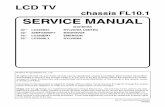 chassis FL10.1 SERVICE MANUAL - Diagramasde.comdiagramasde.com/diagramas/otros2/SYLVANIA-LC220SS1.pdf · d. Leakage Current Hot Check - With the instrument completely reassembled,