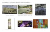 Art Available in Live & Silent Auctions, Art of Recovery 2018 2018 Artwork Catalog_opt.pdf · Ryan Agnew: Derailed Train Rick Akers: Docked at the Marina, Zanesville, Ohio Barbara
