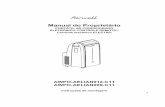 Manual do Proprietário - Literature Hublh.airwell-res.com/sites/default/files/imported/Airwell...1 Manual do Proprietário PORTÁTIL AR CONDICIONADO ELETRÔNICO CONTROLE REMOTO