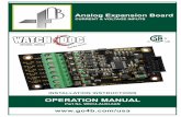 OPERATION MANUAL - go4b. · PDF fileStep 6 - Place the assembled expansion board and insulation card from step 3 onto the four pillars, ... For more information regarding WDC4 wiring,