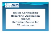 Online · Online Certification Reporting Application • Secure web‐based application • Electronically transmits course completions to DDS • Updates driving records with course