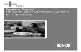 Projetor Digital HP SØrie ep7100 Home Cinemah10032. · Instalar guia do usuÆrio 11 Botıes e luzes do projetor Identificar os botões e as luzes do projetor Item Função 1 Anel