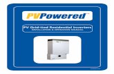 PV Grid-tied Residential Inverters - Platt Electric Supply Powered/Inverters Manual.pdf · PV Grid-tied Residential Inverters ... and most reliable solar inverters in the industry.