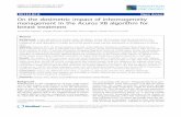 RESEARCH Open Access On the dosimetric impact of ... · On the dosimetric impact of inhomogeneity management in the Acuros XB algorithm for breast treatment Antonella Fogliata*, Giorgia