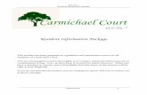 Carmichael Court 7 - Rules and Regulations.pdf · CCC No. 7 Resident Information Package August 2006 5 SECTION B YOU AND CARMICHAEL COURT ADMINISTRATION The Board of Directors of