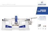 ECHO 725 CNC - ttg.bg · PDF fileECHO 725 CNC is a 5-6 interpolated axes CNC bridge saw with Z axis stroke of 500mm, rotating blade head, swiveling from -5 to +365 degrees and tilting