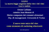 Presentazione di PowerPoint - UGIVIugivi.org/wp-content/uploads/2017/04/Slides-Calliano-Vinitaly-2017... · 15+9 su produz.;29 su controlli e sanzioni;2 su com.divieti •Declamatoria: