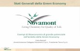 Stati Generali della Green Economy · Settori in cui i prodotti Matrìca (JV 50-50 Novamont-Versalis) ontriuiranno alla qualità dell’amiente PLASTIFICANTI PER PVC E ALTRI POLIMERI