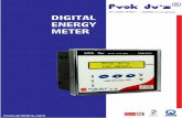 An ISO 9001 : 2008 Company DIGITAL ENERGY METER · An ISO 9001 : 2008 Company DIGITAL MICROCONTROLLER BASED KILOWATT HOUR METER-(KWH/ENERGY METER) With Voltage, Current, Frequency,