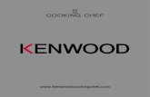 Welcome kit In dotazione - Kenwood Kitchen Appliances · Vieni a scoprire Cooking Chef su: oppure visita ... Per appoggiare il recipiente quando è caldo e proteggere la superficie