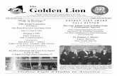 The Golden Lion - nysosia.orgnysosia.org/files/Luigi/2016-Apr-Jun_GoldenLion.pdf · The Golden Lion Official Publication of N.Y. Grand Lodge Order Sons of Italy in America Published