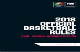 2018 OFFICIAL BASKETBALL RULES - basketref.com · If the ball enters the basket, the value of the field goal is defined whether the by ball: (a) Has entered the basket directly, or