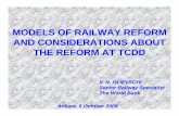 MODELS OF RAILWAY REFORM AND CONSIDERATIONS ABOUT …siteresources.worldbank.org/EXTRAILWAYS/Resources/515244... · models of railway reform and considerations about ... italy rfi