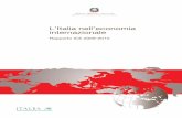 Rapporto ICE 2009-2010 L’Italia nell’economia ... · 5 Indice PARTE I IL CONTESTO INTERNAZIONALE 1. Scambi internazionali: commercio e investimenti diretti Quadro d’insieme