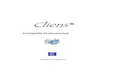 Cliens Il modulo Contabilità di Cliens ® è un programma di contabilità in partita doppia studiato per i professionisti (gestione di cassa) ed anche per le società professionali