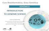 INTRODUCTION TO GENOME SCIENCE - bioinformatica.uab.esbioinformatica.uab.es/base/documents/bioinfo_genetica/Genómica... · Curso Bioinformática Grau Genètica Introduction to Genome