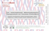 1st International Haemodynamic Symposium on Venous Disorders · Medico presso il Dipartimento Cardiovascolare e Radiologia Interventistica dell’Istituto Petié-Salpêtrière Parigi