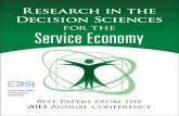 Research in the Decision Sciences - pearsoncmg.comptgmedia.pearsoncmg.com/images/9780134052359/samplepages/... · Research in the Decision Sciences for the Service Economy Best Papers