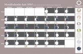 Mondkalender Juni 2018 Lunar Calendar June 2018 Calendario ... · Lunar Calendar June 2018 | Calendario lunare di giugno 2018 Neumond New moon Luna nuova. Created Date: 5/30/2018