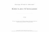 George Frideric Handel - · PDF fileViolino III. Tutti Oboe, e Violino I.II. Tutti Bassi. 5 1. 10 2. Violino I.II. Viola. Tutti Bassi. Violino III. Oboe I.II. Allegro. 6 GIULIO CESARE