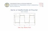 Serie e trasformate di Fourierpeople.dicea.unifi.it/clau/Fourier A.A. 2011_12.pdf · Serie e trasformate di Fourier ... Per quanto riguarda il passo di campionamento, esso deve essere