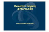 Demenze: diagnosi differenziale - Fisiokinesiterapiafisiokinesiterapia-news.it/NewDownload/demenze.pdf · Criteri clinici (NINCDS-ADRDA) per la diagnosi di DA • Probabile Demenza