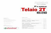 Esploso Telaio 2T Mod. 2004 - jegstrupcross.dk reservedelskatalog... · 74037 1 PERNO RUOTA ANTERIORE PAIOLI Axle, front wheel (Paioli Fork) 47 69999 2 PROTEZIONE CUSCINETTO Seal,