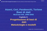 Basi di dati - cuzzocrea/basi/ProgettazioneConcettuale2.pdf · PDF fileAtzeni, Ceri, Paraboschi, Torlone Basi di dati McGraw-Hill, 1996-2002 Capitolo 6: Progettazione di basi di dati: