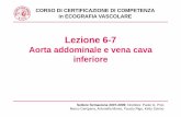 Lezione 6 aorta addominale [Sola lettura] [modalità ...siec.zenix.it/Dispense/Corso_Ecografia_Vascolare/Lezioni/Lezione 6... · CORSO DI CERTIFICAZIONE DI COMPETENZA in ECOGRAFIA