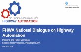 FHWA National Dialogue on Highway Automation · Brainstorming: What’s Next ? All Participants. 3:05 PM. Report Out. All Participants: 3:50 PM. Wrap Up and Next Steps. ... Chicago,