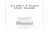 J-Link / J-Trace User Guide - Segger Microcontroller Systems · 3 Manual versions This manual describes the current software version. If you find an error in the manual or a problem