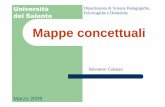 2009 Mappe concettualixDottorato - vergaviagrande.gov.it · Un nuovo concetto assimilato è ... Gregory Bateson , Verso un'ecologia della mente [1972], Adelphi, Milano, ... mente