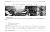 NORMANDIA ‘44 - gmtgames.com · Ogni scatola di Normandia ’44 contiene quanto segue: 1 mappa 2 fogli di pedine un fascicolo con il regolamento un dado a 6 facce 5 tabelle di aiuto