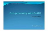 GrADS COSMO n - CLM-Community · Graphics basedon GrADS grads Start GrADS session open xxx.ctl Open ctl-file which describes the GRIB data to be plotted . d expression display expression,