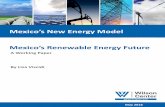 Mexico’s New Energy Model Mexico’s Renewable Energy Future · By Lisa Viscidi Introduction As the second-largest economy in Latin America with more than 40 million electricity