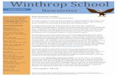 Winthrop School Newsletter 11.18.16 - Hamilton …30-12:50 2nd – Fichera 3rd – Caccivio 1:00-1:20 2nd – Sahagian 3rd – Smith 1:30-2:00 2nd - Marciano Grade 4 worked on their