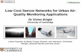 Low Cost Sensor Networks for Urban Air- Quality Monitoring ... · Low Cost Sensor Networks for Urban Air-Quality Monitoring Applications . High density sensor network system for air