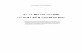 THE ATTENTIONAL BASIS OF MEANING - Consciousness and … from 978-1-63463-908... · Attention and meaning : the attentional basis of meaning / Giorgio Marchetti, Giulio Benedetti,