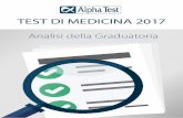 Milano, 3 ottobre 2017 - QS - Quotidiano Sanità · Dati MIUR, elaborazione Alpha Test Primo scorrimento: cosa aspettarsi? Come abbiamo visto nell’analisi Alpha Test riguardo i