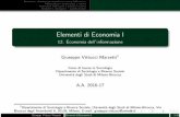 Elementi di Economia I - e-Learning - UNIMIBelearning.unimib.it/pluginfile.php/364050/mod_resource/content/8... · organizzazione industriale e corporate ﬁnance. George A. Akerlof