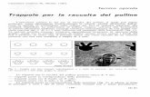 199-202) (1981) - capttodotorg.files.wordpress.com · Le trappole per la raccolta del polline possono essere di 3 tipi: trappola posta in corrispondenza della porticina; trappola