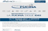 16/17 GIUGNO 2017 - V EDIZIONE - ipma.itipma.it/ipma_/images/Locandina_FUCINA.pdf · Dal lean thinking all agile Sergio Casella - Presidente - Paper Converting Machine Company Italia