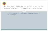 IL RISCHIO PSICO SOCIALE E IL DIRITTO DEL MODELLI …fondazioneforensefirenze.it/uploads/fff/files/2013/2013.I/2013.06... · - Giuslavoristica in senso stretto, seppur contaminata
