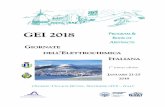 TALIANA I - areeweb.polito.it · g i gei 2018 iornate dell’elettrochimica taliana program & book of abstracts 1 st winter edition january 21-25 2018