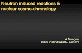 Neutron induced reactions & nuclear cosmo- .Neutron induced reactions & nuclear cosmo-chronology