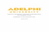 ADELPHI UNIVERSITY DEFINED CONTRIBUTION … · Adelphi to help supplement Mandatory/Voluntary Contributions made by eligible participants. University contributions are based on your