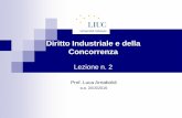 Diritto Industriale e della Concorrenza - My LIUCmy.liuc.it/MatSup/2015/L84270/LIUC - Lezione 2 - 09 Aprile 2016.pdf · Il marchio - Acquisto del diritto: soggetti legittimati Art.