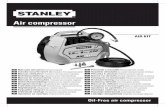 Air compressor - .Oil-Free air compressor Air compressor AIR KIT Manuale istruzioni ... DK Risiko